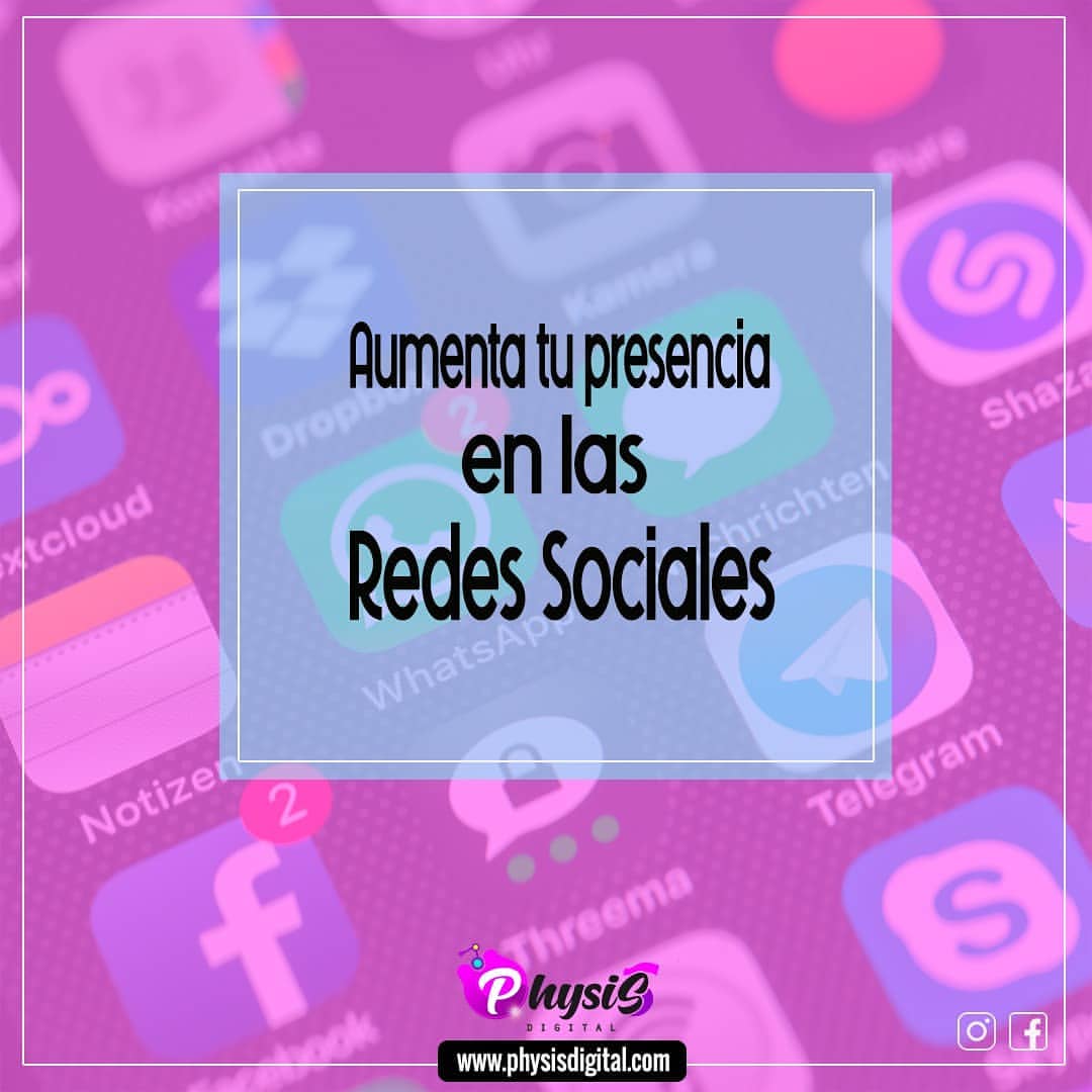 Aumenta tu presencia en las Redes Sociales